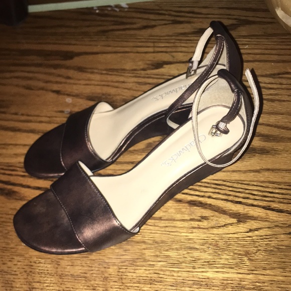 Chadwick’s Open Toe Wedges - Picture 3 of 5